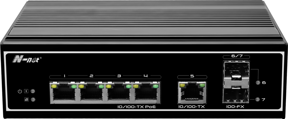百兆2光4电PoE/NIE6043PE