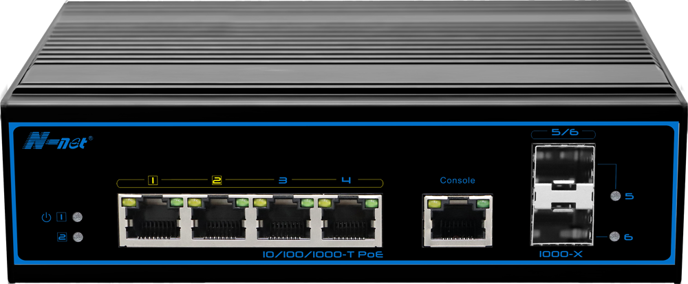 千兆2光4电POE网管/NIE8042PGM