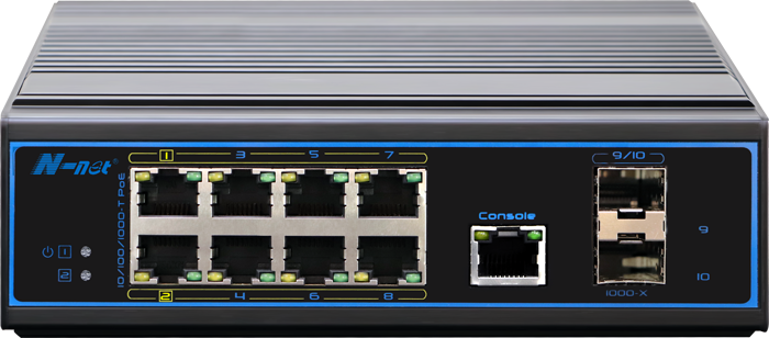 千兆2光8电POE网管/NIE8082PGM