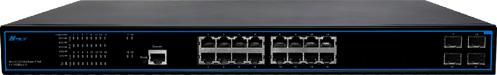 千兆2光16电网管型PoE/NC3164PGM