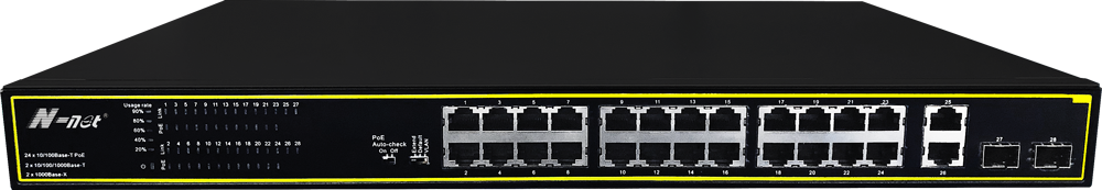 24百兆POE+2千兆光+2千兆电/NC2244GPE