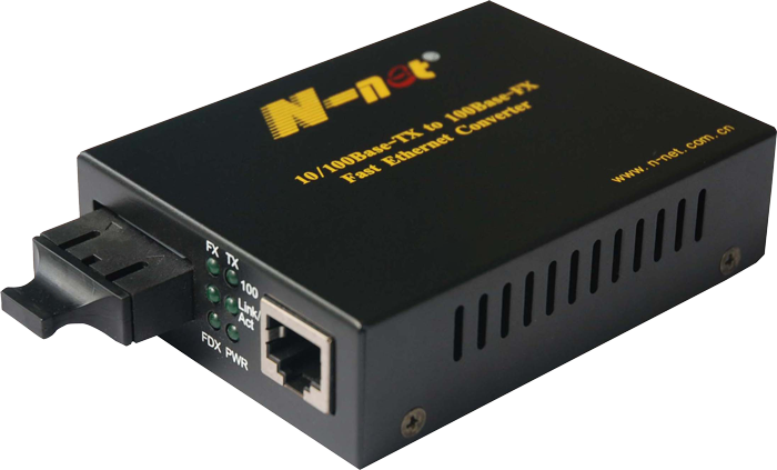 商业级百兆1光1电收发器/NT-1100S-20