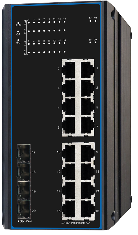 L2千兆4光16电PoE/NIE6164PGM