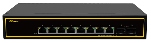 轻网管8电2光PoE/NC2082SPGM
